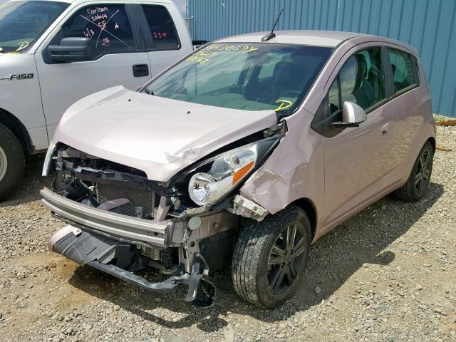 KL8CB6S93DC535505 - 2013 CHEVROLET SPARK LS PINK photo 2