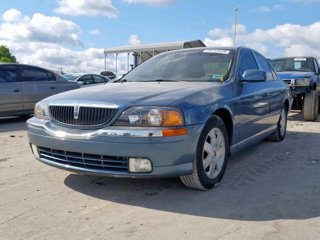 1LNHM87A52Y673547 - 2002 LINCOLN LS BLUE photo 2