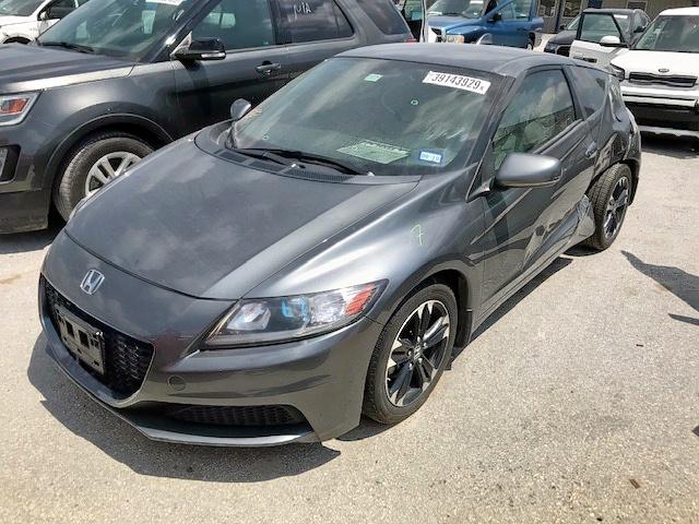 JHMZF1D42FS002739 - 2015 HONDA CR-Z GRAY photo 2