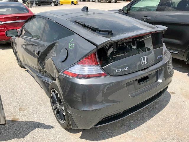 JHMZF1D42FS002739 - 2015 HONDA CR-Z GRAY photo 3