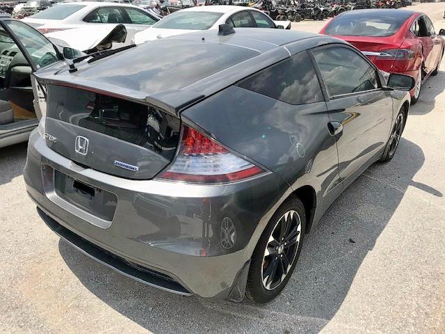 JHMZF1D42FS002739 - 2015 HONDA CR-Z GRAY photo 4