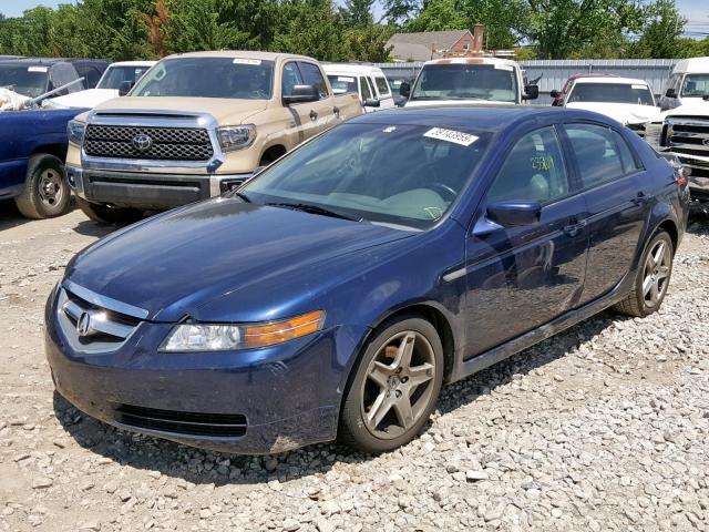 19UUA66226A021396 - 2006 ACURA 3.2TL BLUE photo 2