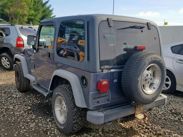 1J4FA49S61P325077 - 2001 JEEP WRANGLER / GRAY photo 3