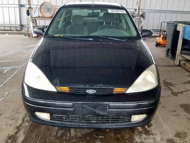 1FAFP38302W281048 - 2002 FORD FOCUS ZTS BLACK photo 9