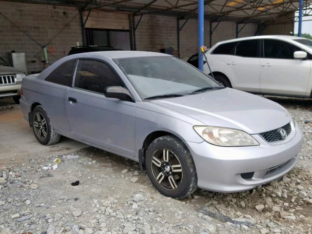 1HGEM22114L070074 - 2004 HONDA CIVIC DX V SILVER photo 1