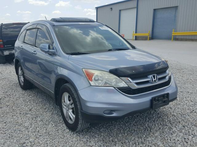 5J6RE3H79AL015506 - 2010 HONDA CR-V EXL BLUE photo 1