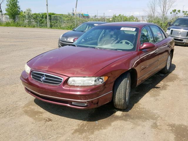 2G4WB52K3V1428474 - 1997 BUICK REGAL LS BURGUNDY photo 2