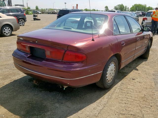 2G4WB52K3V1428474 - 1997 BUICK REGAL LS BURGUNDY photo 4