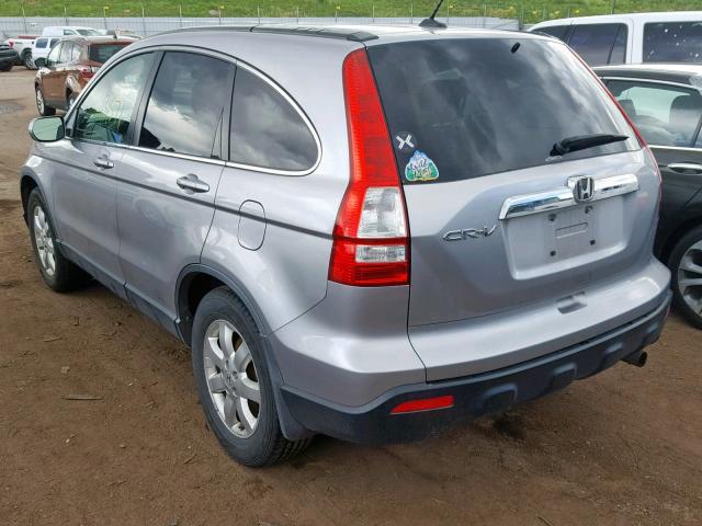 JHLRE48778C056144 - 2008 HONDA CR-V EXL SILVER photo 3