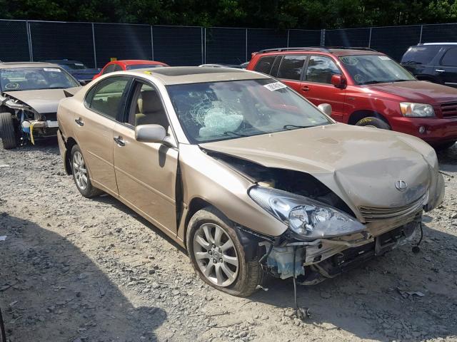 JTHBF30G630092045 - 2003 LEXUS ES 300 TAN photo 1