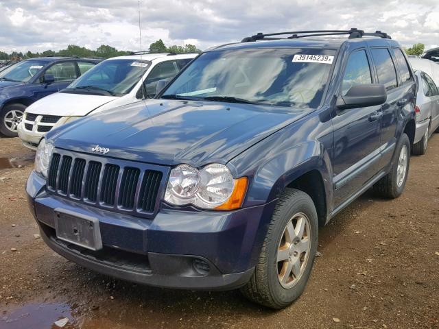 1J8GR48K89C504799 - 2009 JEEP GRAND CHER BLUE photo 2