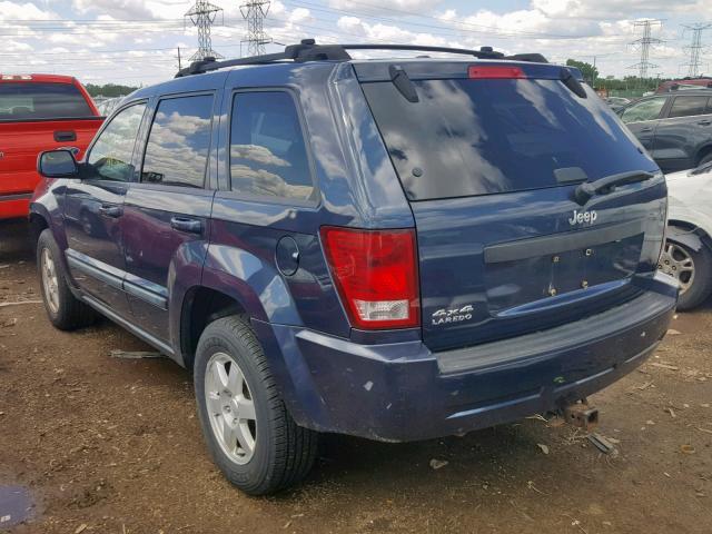 1J8GR48K89C504799 - 2009 JEEP GRAND CHER BLUE photo 3