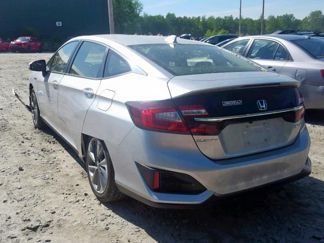 JHMZC5F14JC019449 - 2018 HONDA CLARITY SILVER photo 3