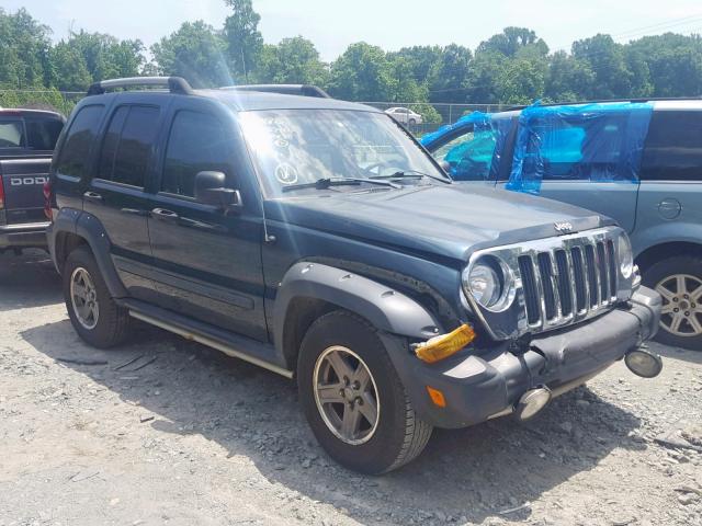 1J4GL38K35W613404 - 2005 JEEP LIBERTY RE GREEN photo 1