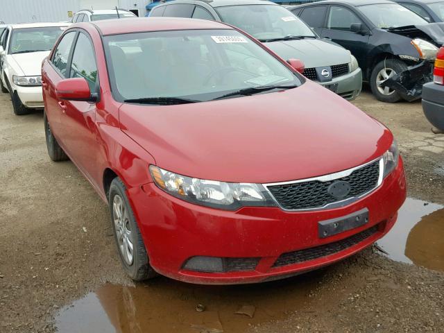 KNAFU4A20D5723665 - 2013 KIA FORTE EX RED photo 1