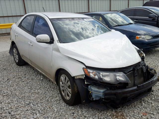 KNAFU4A26A5811227 - 2010 KIA FORTE EX WHITE photo 1