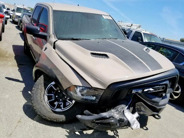 1C6RR7YT0HS665220 - 2017 RAM 1500 REBEL ბეჟი ფოტო 1