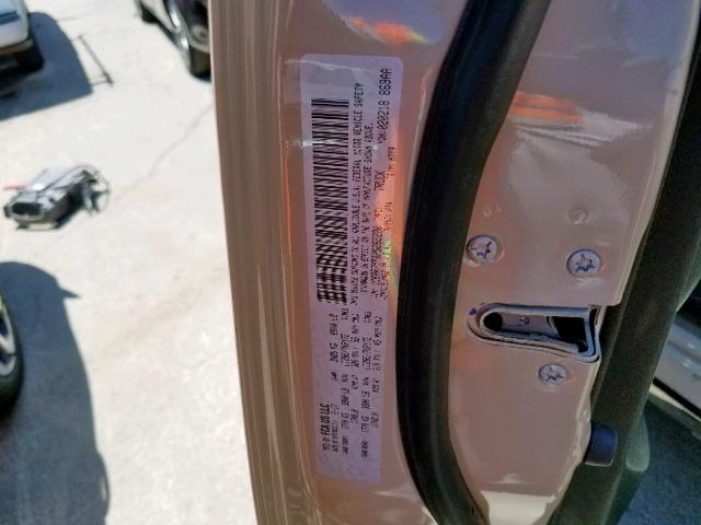 1C6RR7YT0HS665220 - 2017 RAM 1500 REBEL ბეჟი ფოტო 10