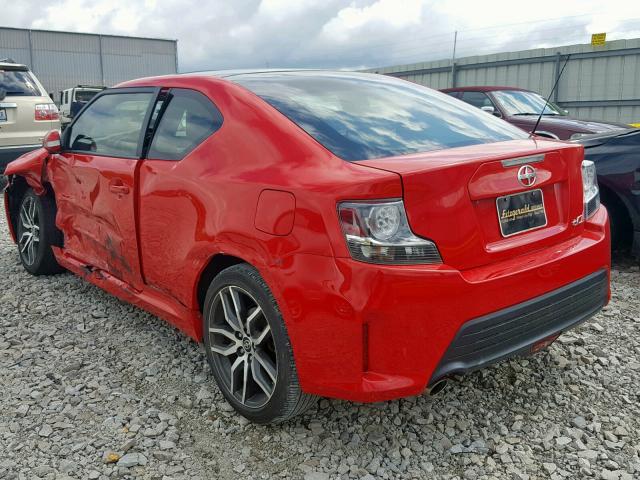 JTKJF5C70FJ008622 - 2015 TOYOTA SCION TC 红色 照片 3