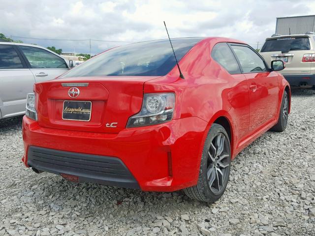 JTKJF5C70FJ008622 - 2015 TOYOTA SCION TC 红色 照片 4