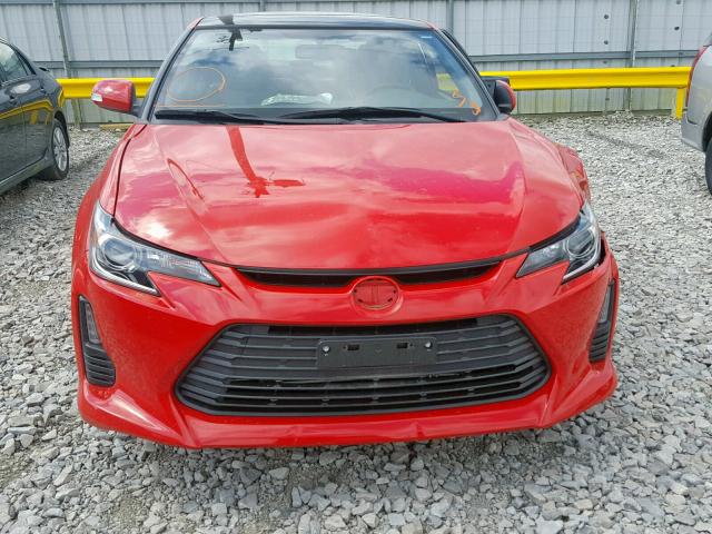 JTKJF5C70FJ008622 - 2015 TOYOTA SCION TC 红色 照片 9