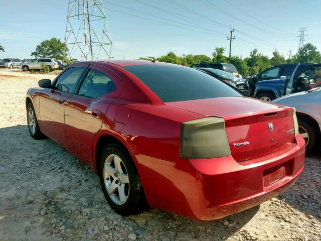 2B3KA33V19H515467 - 2009 DODGE CHARGER SX RED photo 3