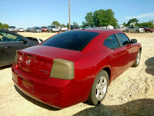 2B3KA33V19H515467 - 2009 DODGE CHARGER SX RED photo 4