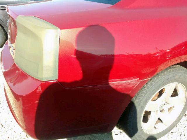 2B3KA33V19H515467 - 2009 DODGE CHARGER SX RED photo 9