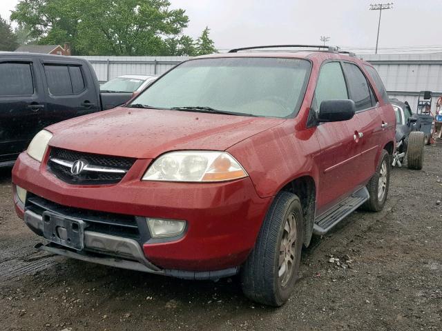 2HNYD18713H512844 - 2003 ACURA MDX TOURIN RED photo 2