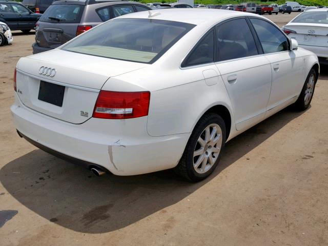 WAUDG74F15N107148 - 2005 AUDI A6 3.2 QUA WHITE photo 4