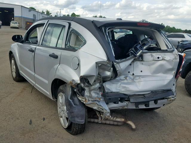 1B3HB48BX8D718171 - 2008 DODGE CALIBER SX SILVER photo 3