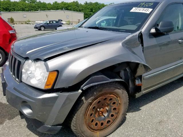 1J8GR48K47C688474 - 2007 JEEP GRAND CHER GRAY photo 9