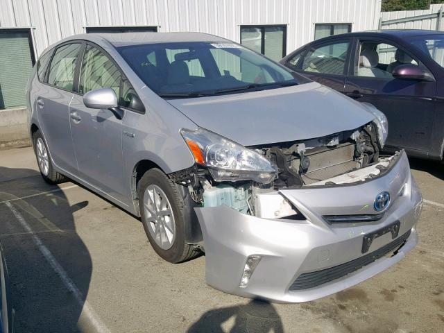 JTDZN3EU0C3186289 - 2012 TOYOTA PRIUS V SILVER photo 1