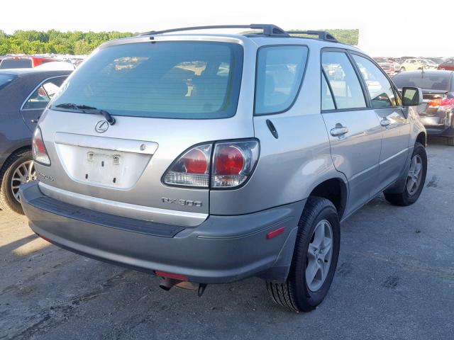 JTJHF10U410165543 - 2001 LEXUS RX 300 SILVER photo 4