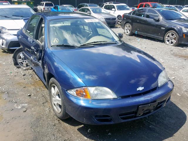 1G1JF524527234766 - 2002 CHEVROLET CAVALIER L BLUE photo 1