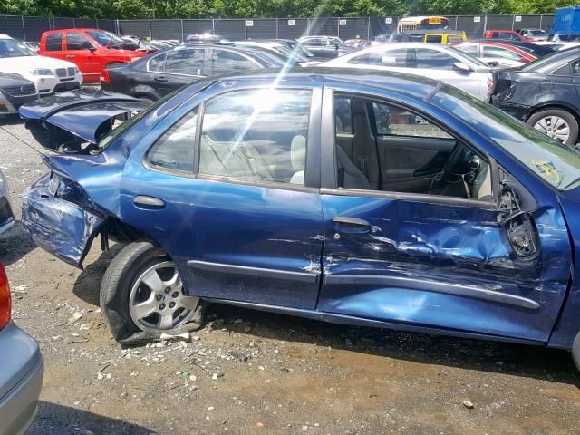 1G1JF524527234766 - 2002 CHEVROLET CAVALIER L BLUE photo 9