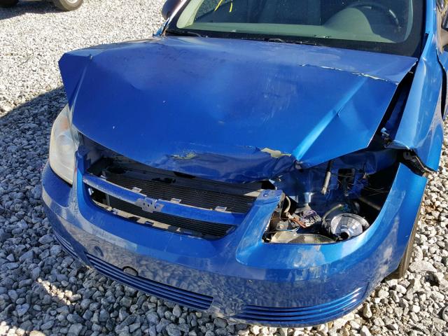 1G1AK52F757660251 - 2005 CHEVROLET COBALT BLUE photo 9