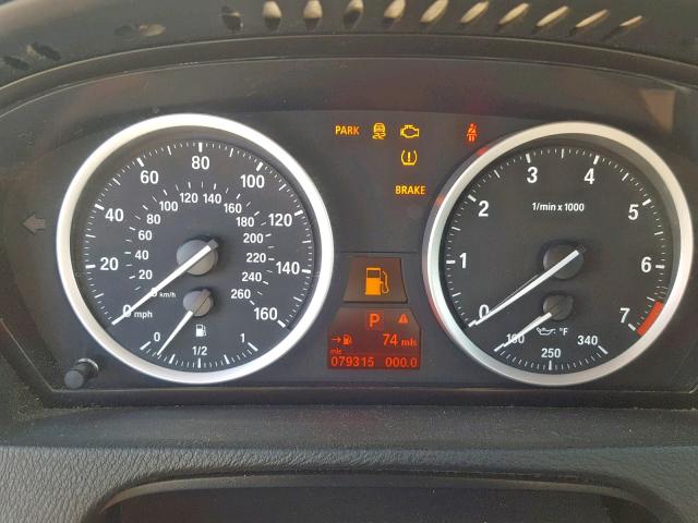 5UXFG8C54BLZ95071 - 2011 BMW X6 XDRIVE5 Қара фото 8