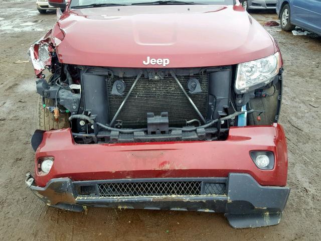 1C4RJFAG0CC221524 - 2012 JEEP GRAND CHER RED photo 9