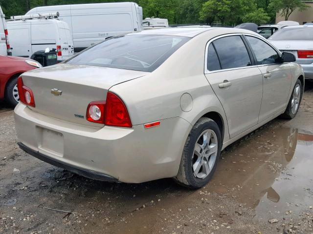 1G1ZA5EU3BF147533 - 2011 CHEVROLET MALIBU LS GOLD photo 4