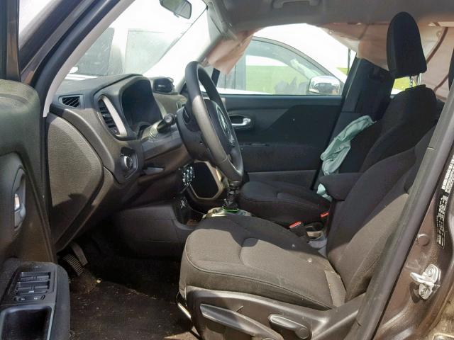 ZACCJAAH8HPG04311 - 2017 JEEP RENEGADE S GRAY photo 5