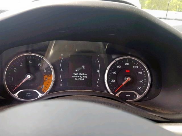 ZACCJAAH8HPG04311 - 2017 JEEP RENEGADE S GRAY photo 8