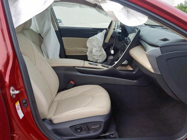4T1BZ1FB6KU026106 - 2019 TOYOTA AVALON XLE RED photo 5