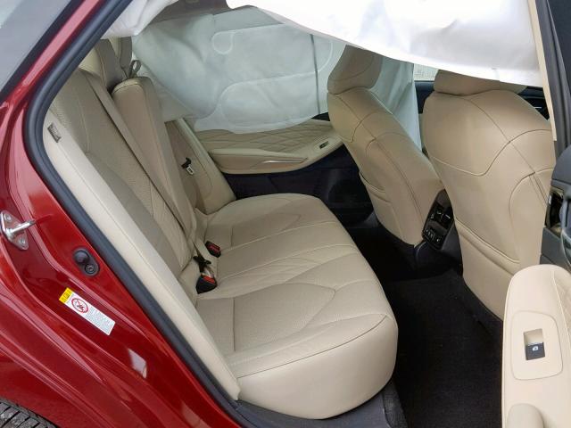 4T1BZ1FB6KU026106 - 2019 TOYOTA AVALON XLE RED photo 6