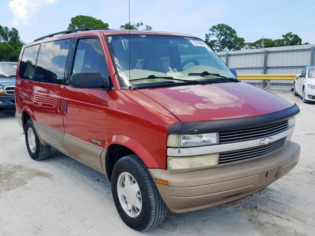 1GNDM19W3XB201030 - 1999 CHEVROLET ASTRO RED photo 1