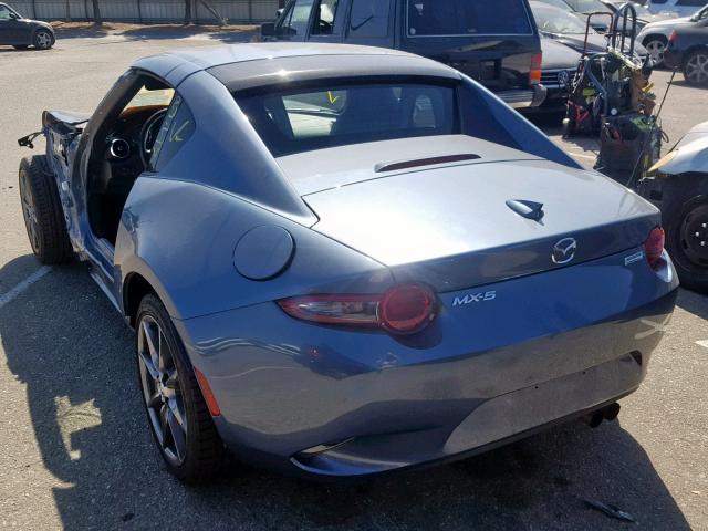 JM1NDAM70H0109500 - 2017 MAZDA MX-5 MIATA BLUE photo 3