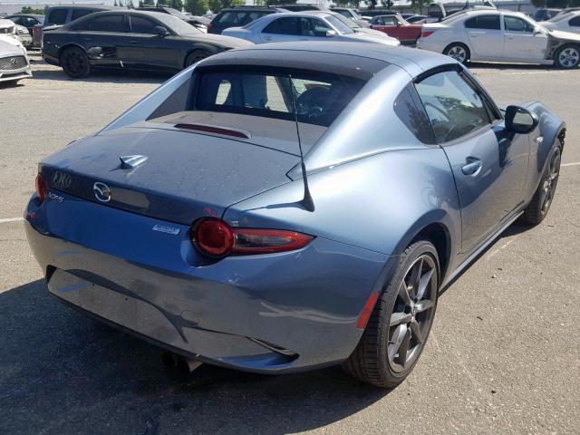 JM1NDAM70H0109500 - 2017 MAZDA MX-5 MIATA BLUE photo 4