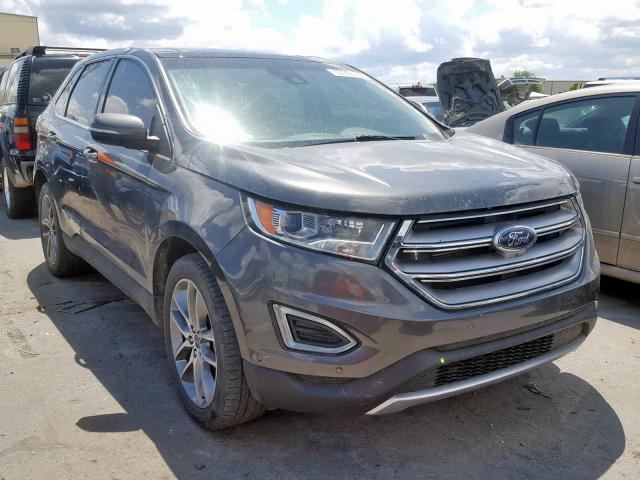 2FMPK3K89GBC42142 - 2016 FORD EDGE TITAN CHARCOAL photo 1