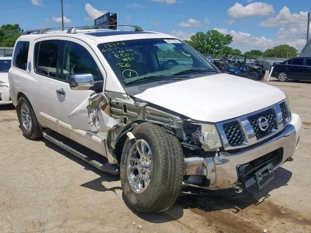 5N1AA08B34N720999 - 2004 NISSAN ARMADA SE WHITE photo 1