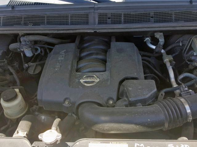 5N1AA08B34N720999 - 2004 NISSAN ARMADA SE WHITE photo 7